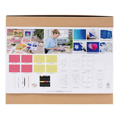 Creativ firma starter hobby sæt oliepastel, forskellige farver, 1 æske