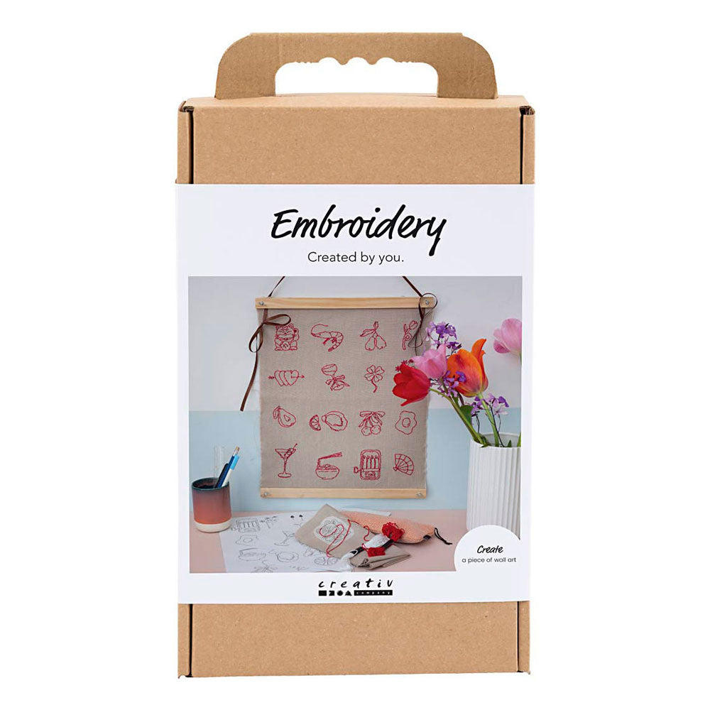Kreativ virksomhed https: www.cchobby.nl hobbyset-embroidery-hanging-decoration-flax-1-box