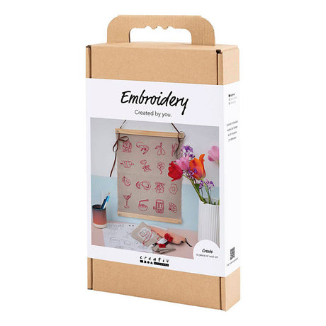 Kreativ virksomhed https: www.cchobby.nl hobbyset-embroidery-hanging-decoration-flax-1-box