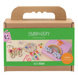 Kreativ virksomhed https: www.cchobby.nl mini-hobbyset-embroidery-butterfly-shell-rainbow-various-colors-1-box