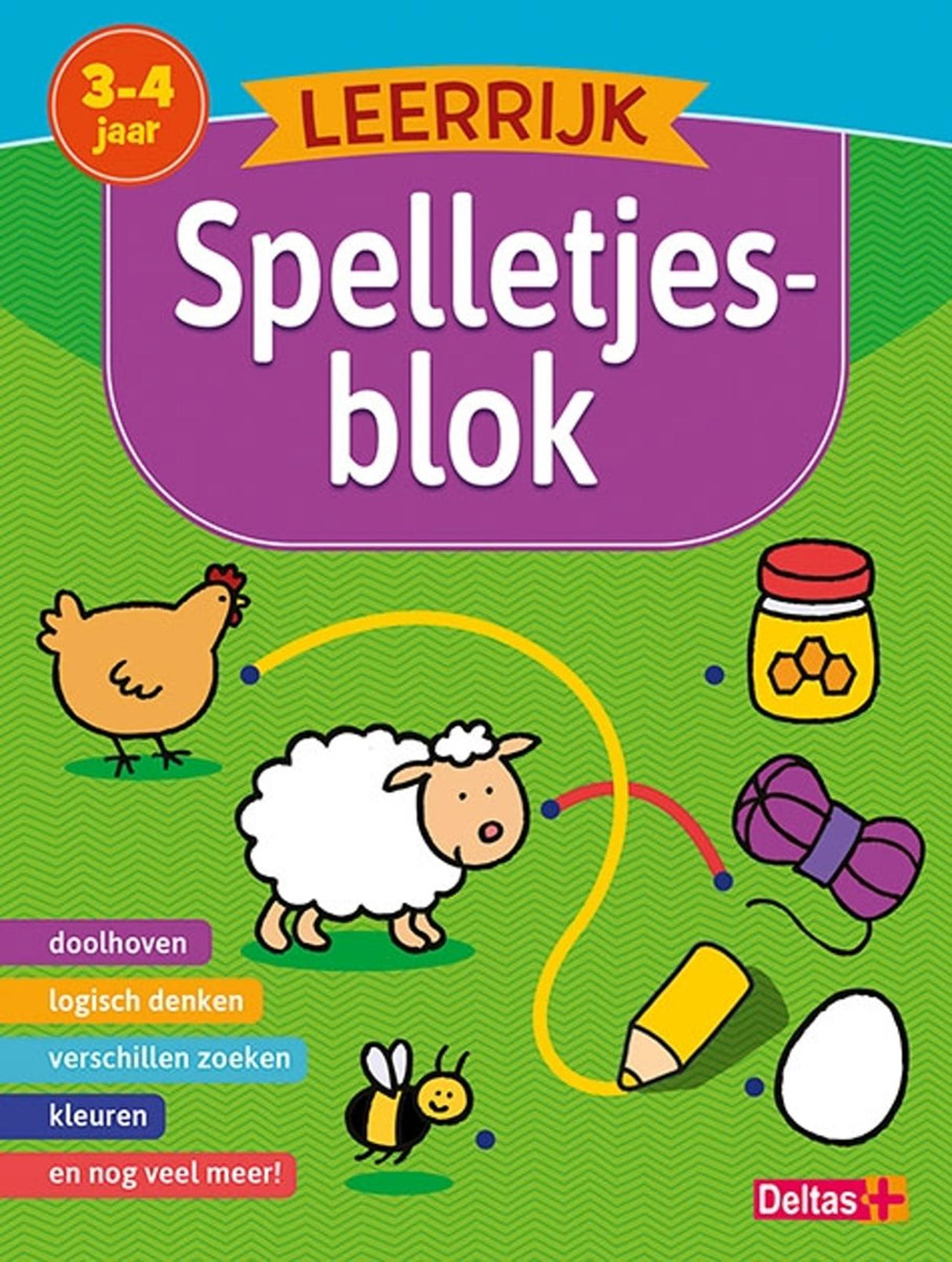 Deltas pædagogiske spilblok (3-4 år)