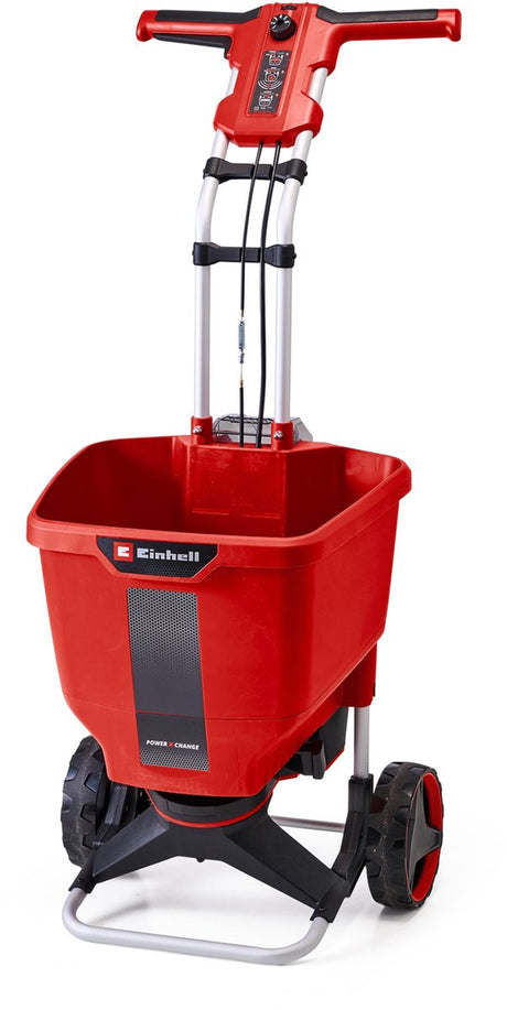 Einhell batterispreder ge-sr 18 22 li solo - power x-change - 18 v li-ion - 22 l - 6-trins hastighedskontrol - 6-trins spredningskontrol - ekskl. batteri og oplader