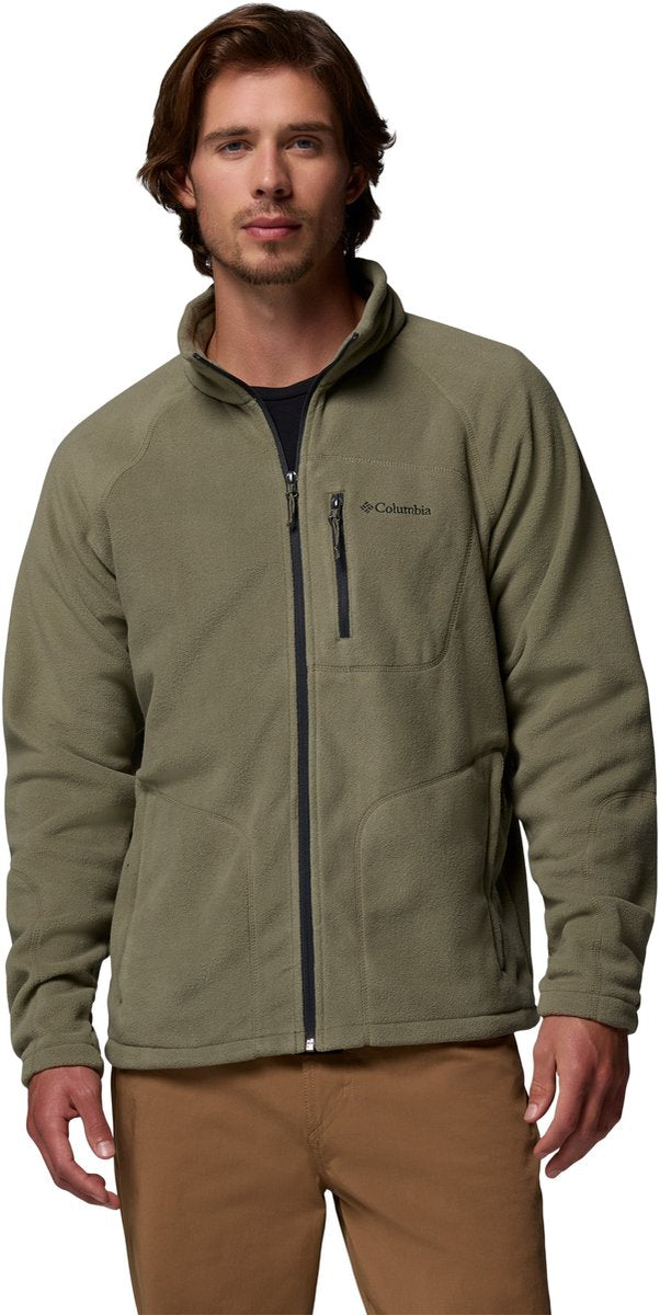 Columbia fast trek ii vest herre med lynlås - fleece vest herre - udendørs vest - mørkegrøn - str. l