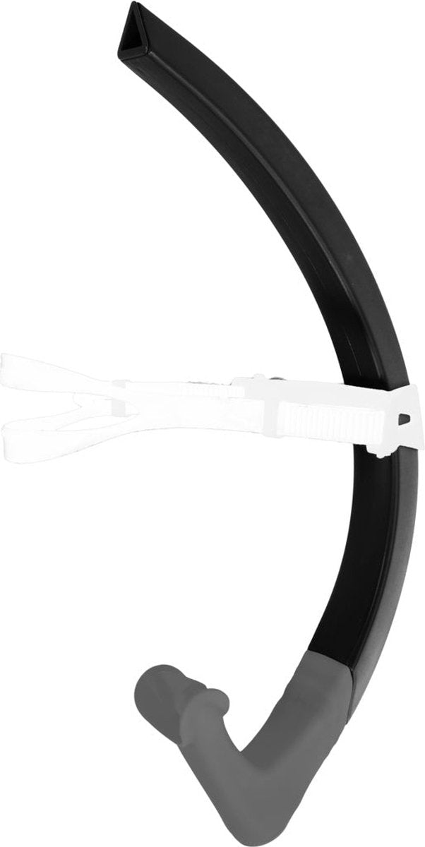 Aqua sphere aquasphere focus front snorkel - voksne - sort grå