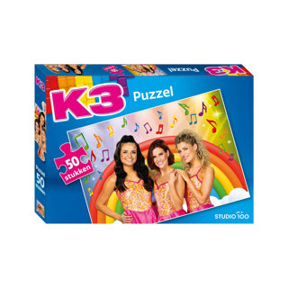 K3 puslespil - havfrue kjole, 50 stk.