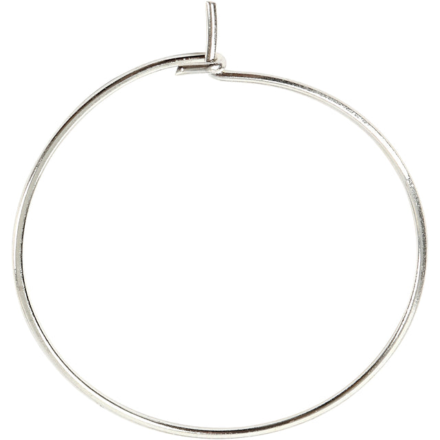 Creativ virksomhed https: www.cchobby.nl earring-d-20-mm-silver-plated-8-piece-1-box