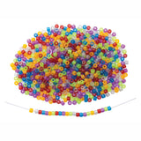 Farver - glitter perler farve i pose, 453 gram