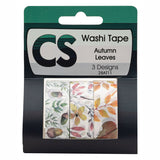 Farver - washi tape herfstbladjes 3 roller, 5mtr.