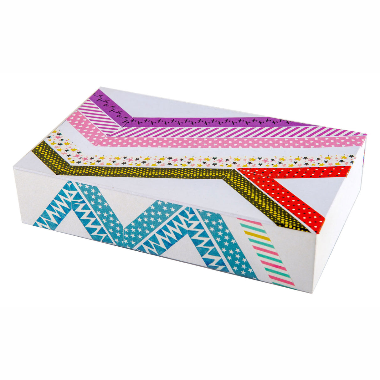 Farver - washi tape mønstre, 12 x 975cm.