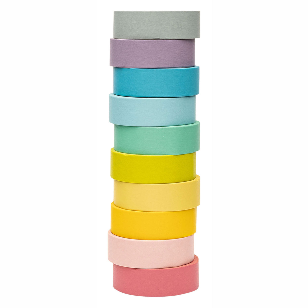Colorations - washi tape pastel colors, set of 10