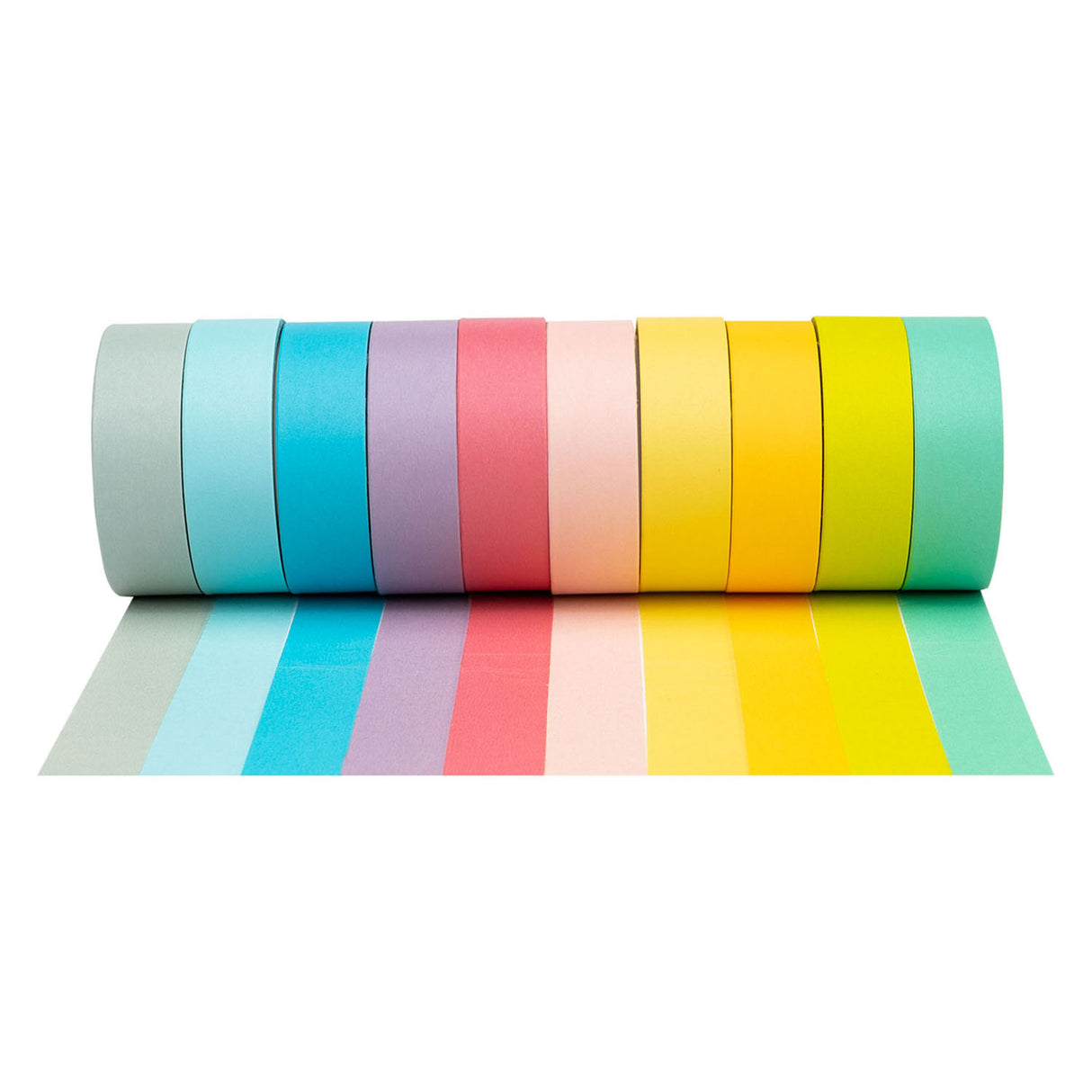 Colorations - washi tape pastel colors, set of 10