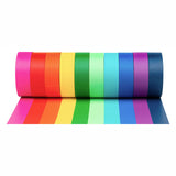 Farver - washi tape ensfarvede, 10 x 500 cm