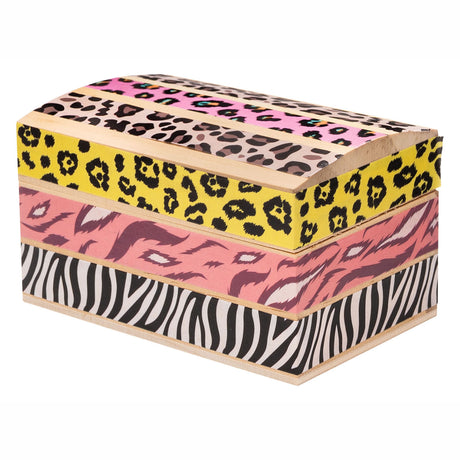Farvninger - washi tape dyremønstre 5 ruller, 5 mtr.