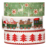 Farvninger - washi tape jul 3 ruller, 5 mtr.