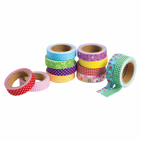 Colorations - tape stof en patronen, set van 12