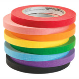 Farvninger - malertape 8 farver - 55 meter pr. farve
