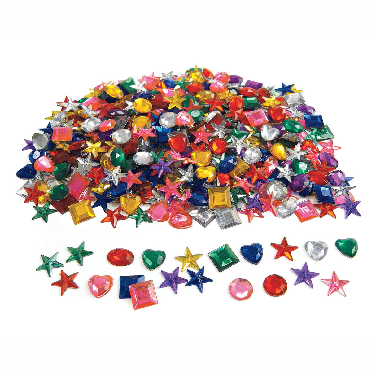 Farvning glitter rhinestone former, 570stk.