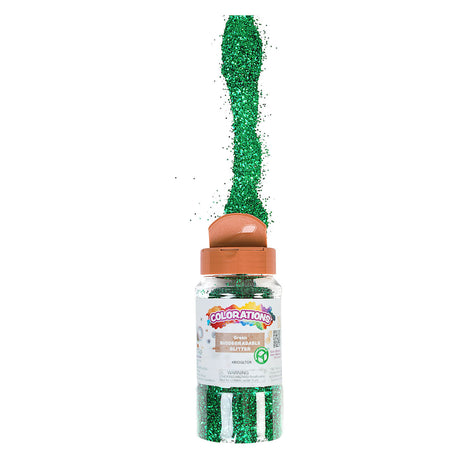 Farvning - Organisk nedbrydelig glitter - Grøn, 113 gram
