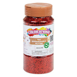 Farver - biologisk nedbrydeligt glimmer - rød, 113 gram