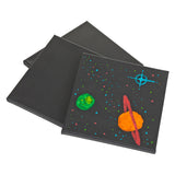 Colorations Canvas Black 20x20cm, 3 ..
