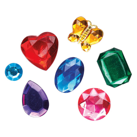 Farve - glitrende rhinestones store, 453 gram