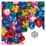 Farve - glitrende rhinestones store, 453 gram