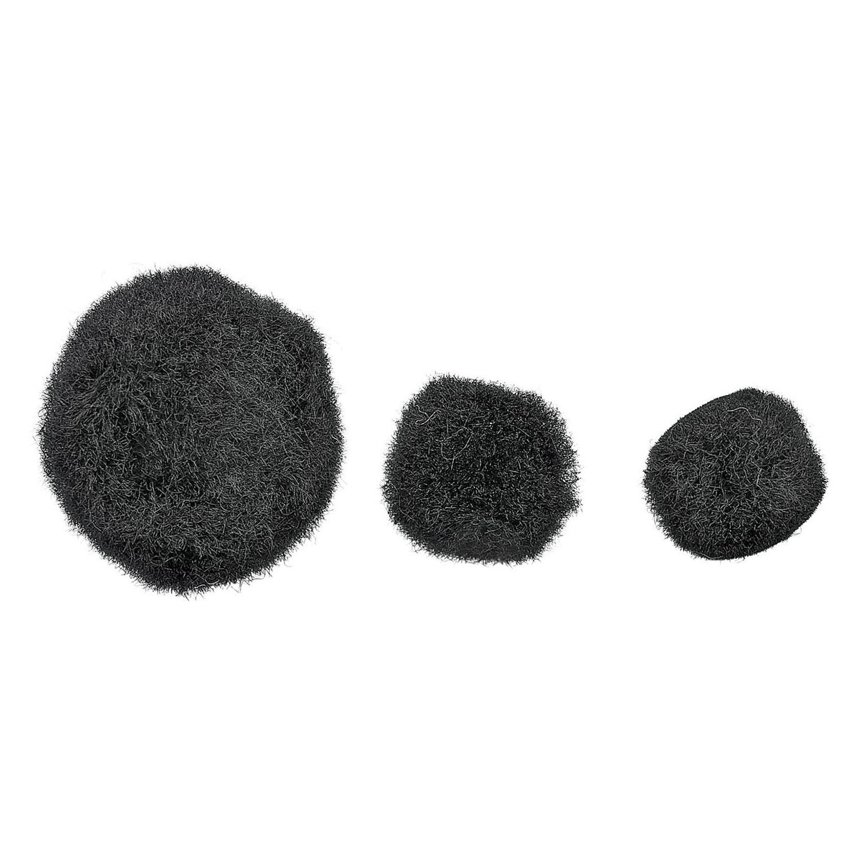 Farve - Pom Poms sort, 100 ..