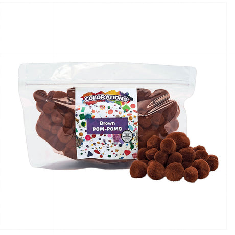 Farve - Pom Poms Bruin, 100 ..