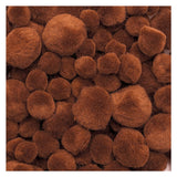 Farve - Pom Poms Bruin, 100 ..