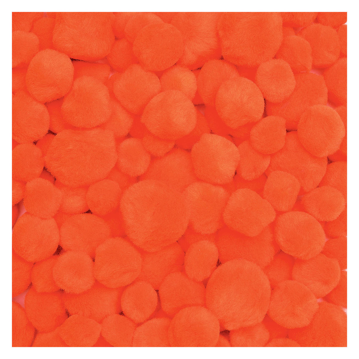 Farve - Pom Poms Oranje, 100 ..