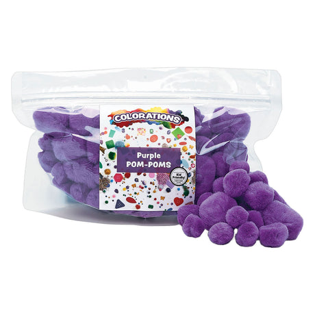 Farve - Pom Poms lilla, 100 ..