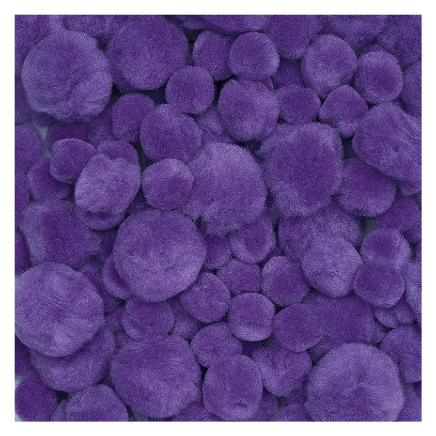 Farve - Pom Poms lilla, 100 ..