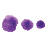 Farve - Pom Poms lilla, 100 ..