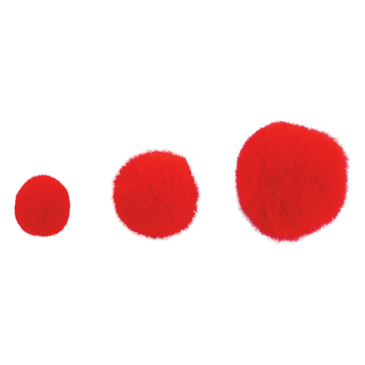 Farve - Pom Poms Red, 100 ..