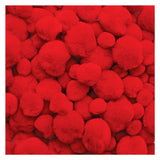 Farve - Pom Poms Red, 100 ..