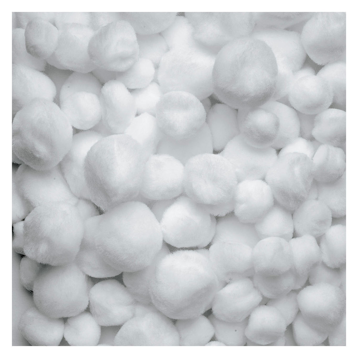 Farve - Pom Poms White, 100 ..
