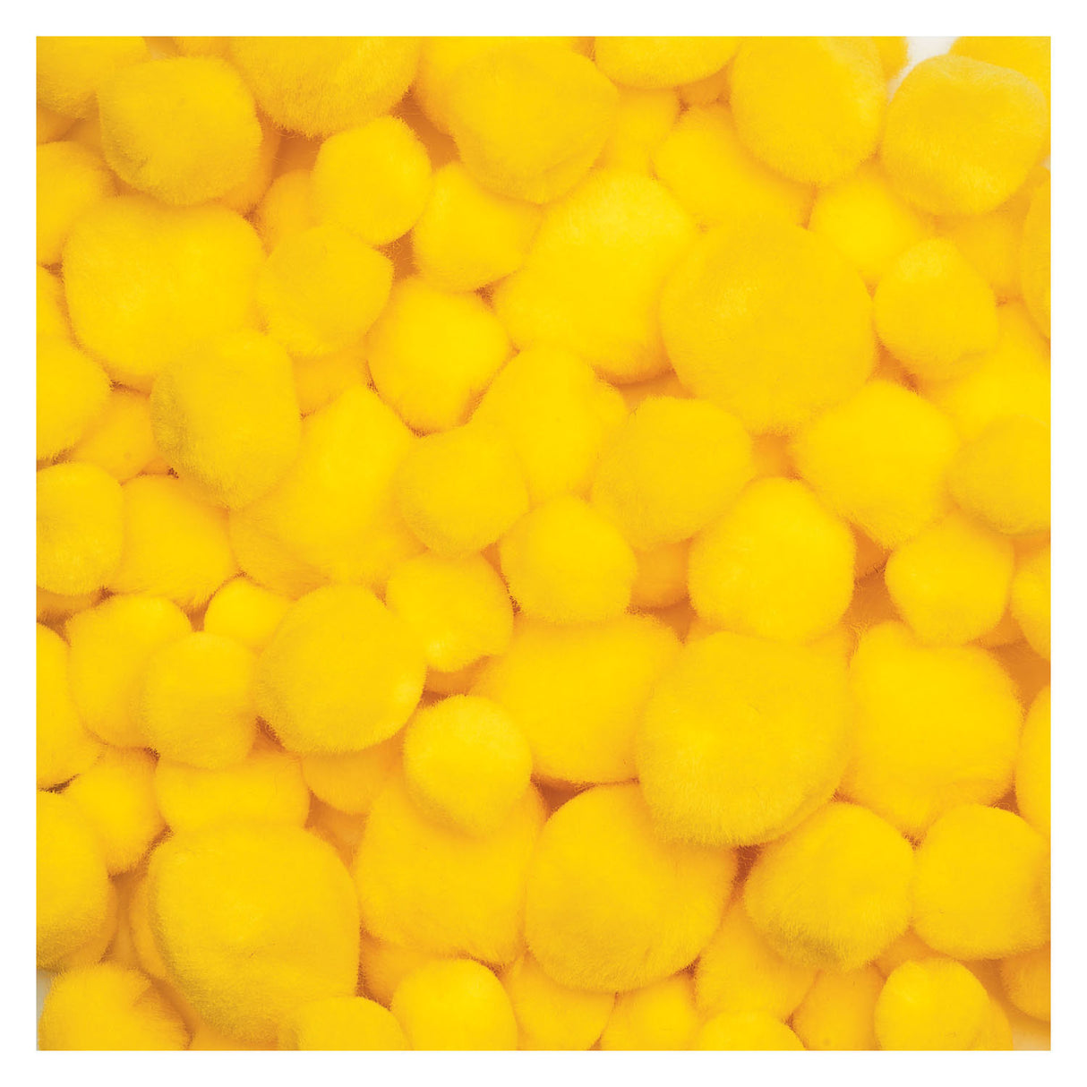 Farve - Pom Poms Geel, 100.