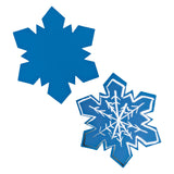 Farver, ridsekunst snefnug ornamenter, 36 stk.