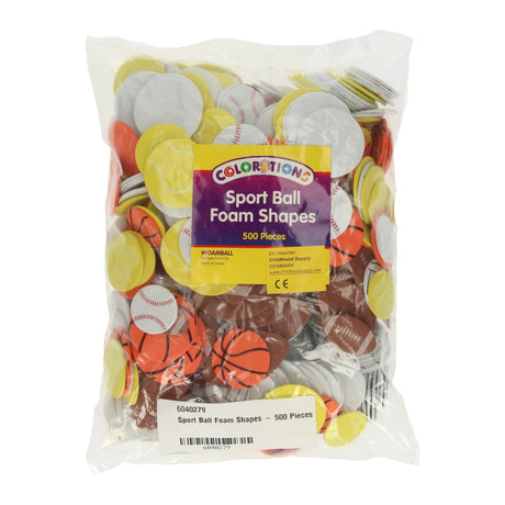 Farve - Sportballs Foam Forms, 500st.