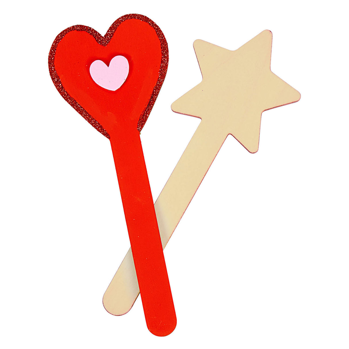 Farvning - DIY Wooden Stick Forms 4 Designs, 20 ..