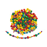 Farvning - Rydige træperler, 450 gram