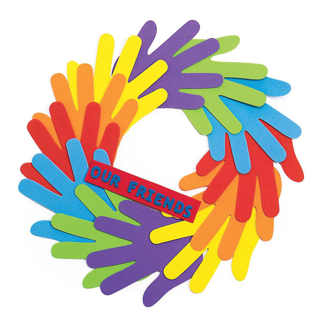 Farvninger Happy Hands Foam Forms, 150st.