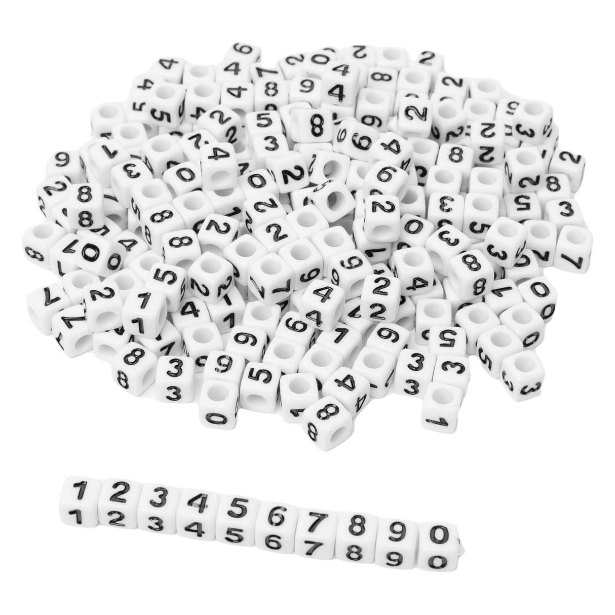 Farver - antal perler, 7 mm, 300 stk.
