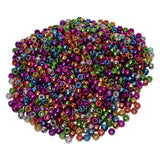 Farver - ponyperler metallic 6x9 mm, 1000 stk.