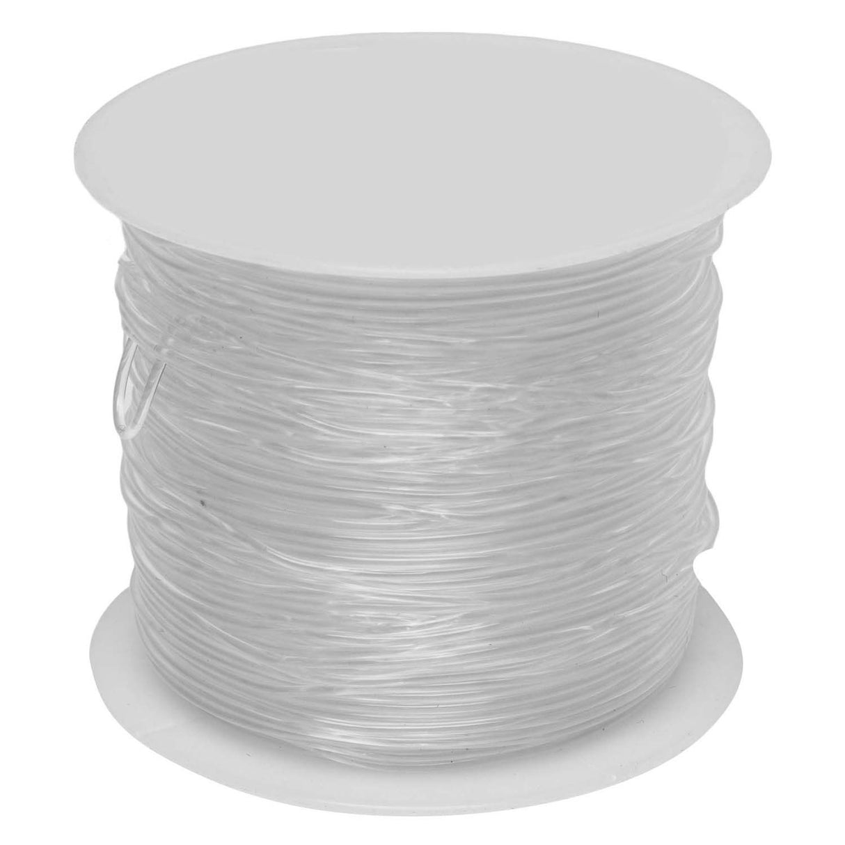 Farver - gennemsigtig elastisk snor - 25 m, 1 mm