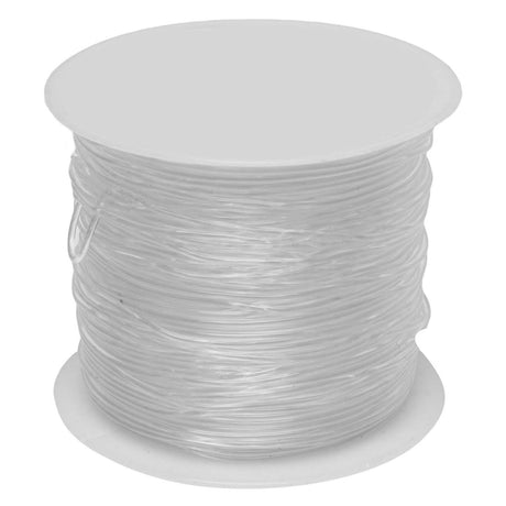 Farver - gennemsigtig elastisk snor - 25 m, 1 mm
