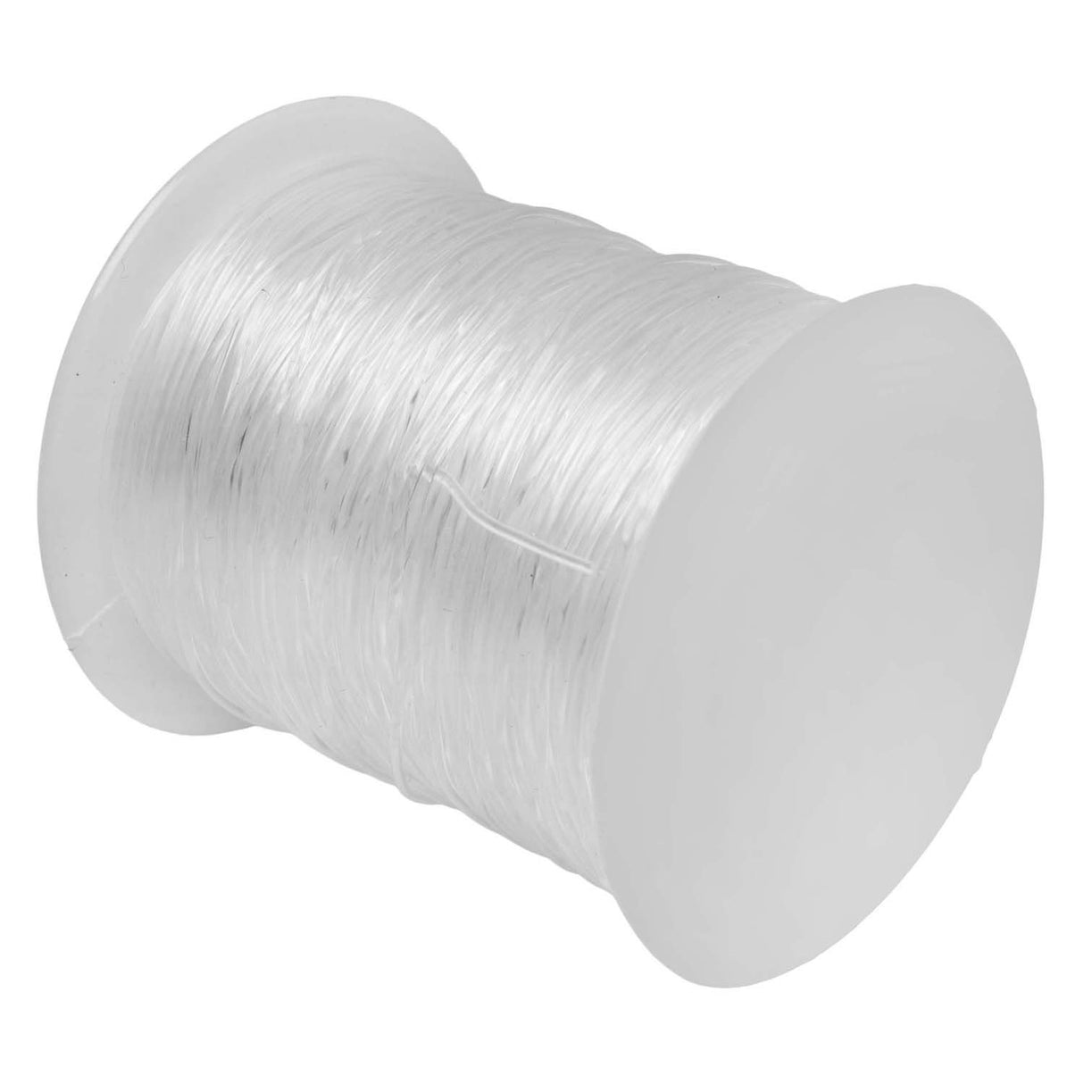 Farver - gennemsigtig elastisk snor - 50 m, 1 mm
