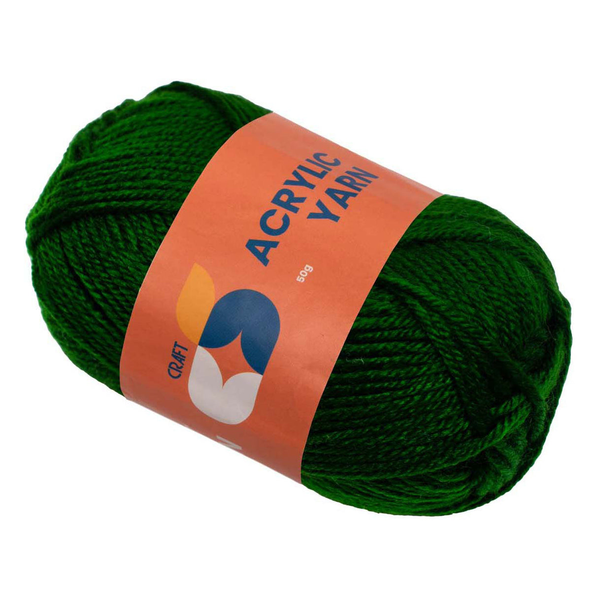 Farver - akrylgarn grønt, 50g