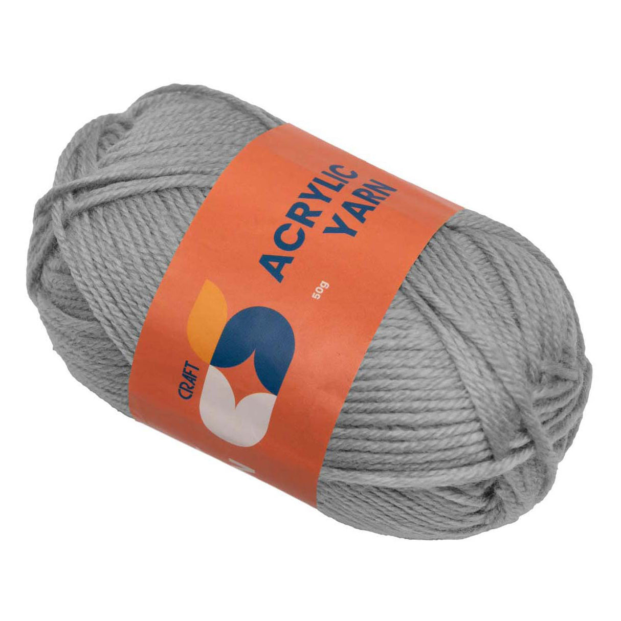 Farver - akrylgarn grå, 50g
