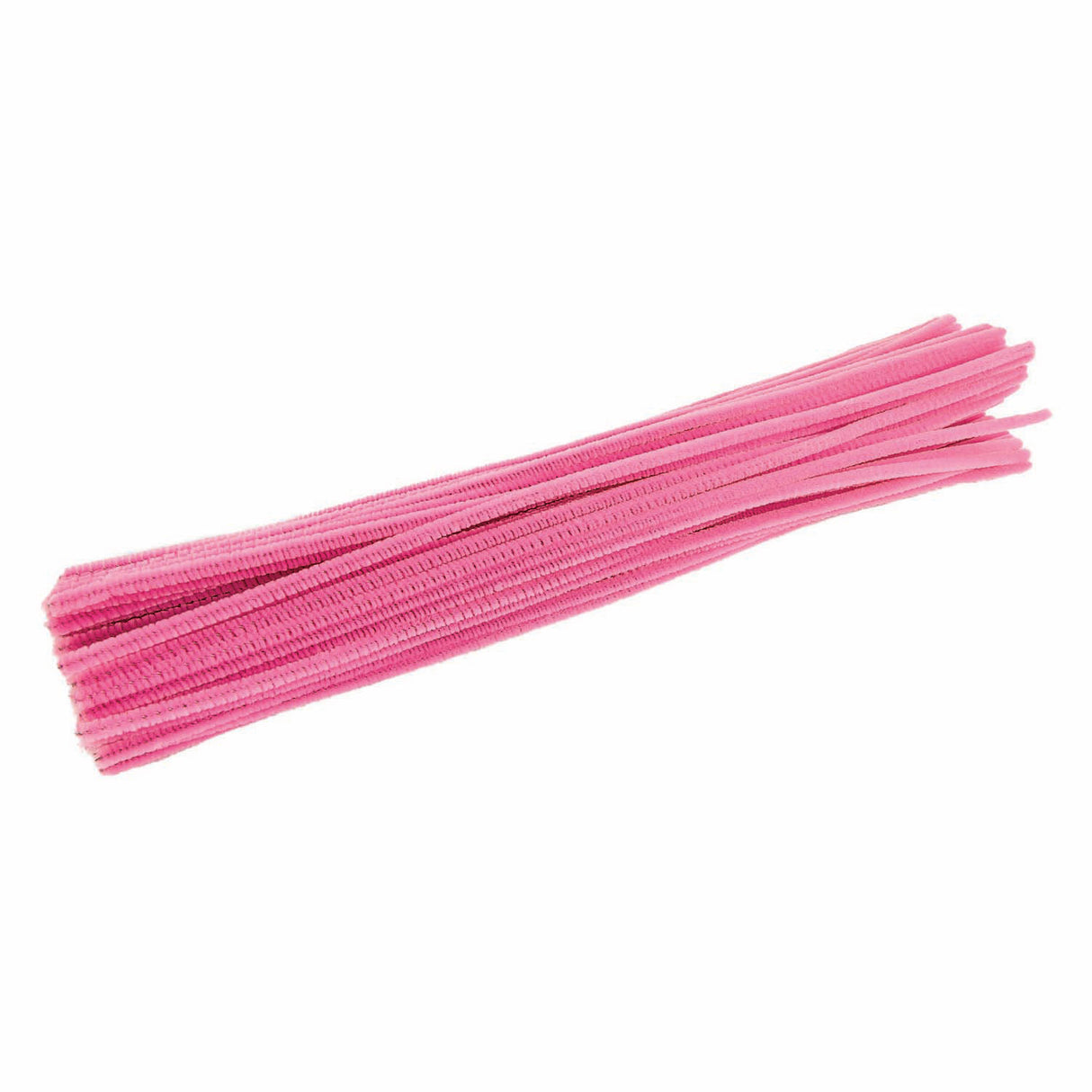 Farver - pink chenilletråd, 100 stk.